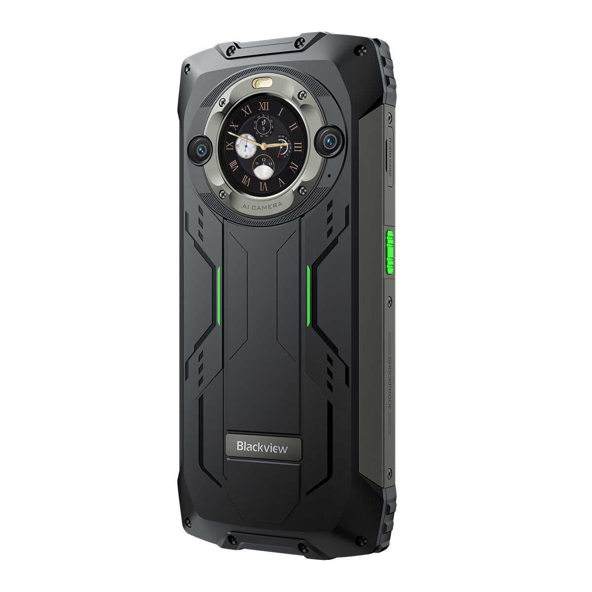 Blackview BV9300 Pro 8/12GB+256GB 6.7-Inch Main & 1.3-inch Round Secondary Display Built-in 100LM Flashlight 15080mAh 4G Rugged Smartphone