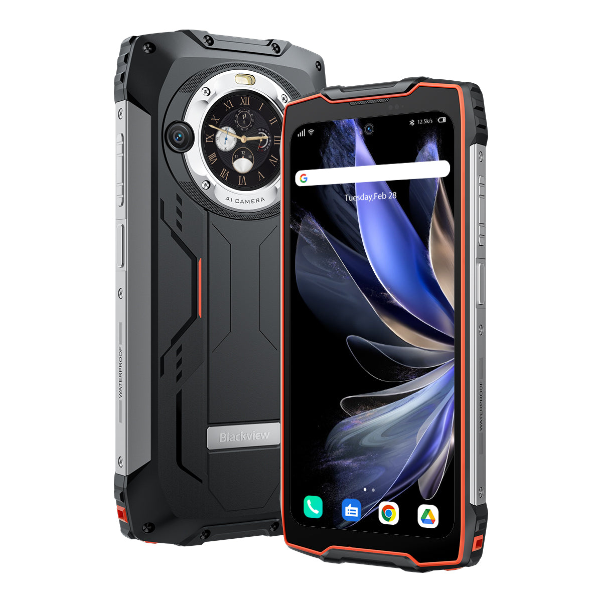 Blackview BV9300 Pro 8/12GB+256GB 6.7-Inch Main & 1.3-inch Round Secondary Display Built-in 100LM Flashlight 15080mAh 4G Rugged Smartphone